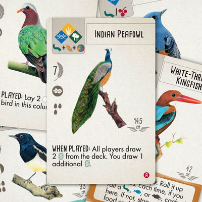 Wingspan Vision-Friendly Cards: Asia Expansion